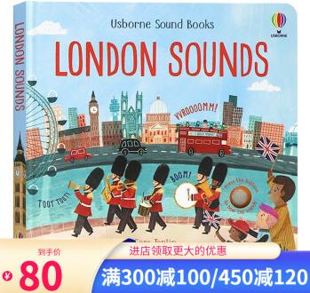 Usborne出品 倫敦發(fā)聲書 英文原版繪本 London Sounds book 紙板書 Sam Taplin 兒童英文啟蒙認知讀物 親子共讀 睡前讀物 進口圖書