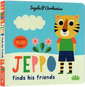 英文原版 Jeppo Finds His Friends: 杰波找到了他的朋友 紙板翻翻書 22年新品