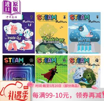 steam問題 少兒趣味英語科普雜志6冊 Steam Matters Magazine Issue 第7-12期 知識技能 新加坡兒童英文課外讀物