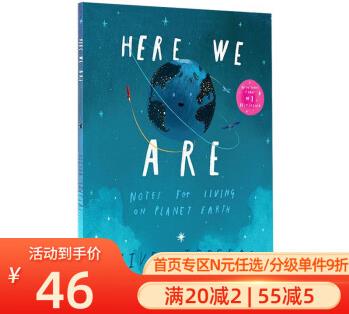 預(yù)售 英文原版 Oliver Jeffers 智慧小孩系列繪本 Here We Are Notes for Living on Planet Earth 紐約時報年度最佳書籍 .