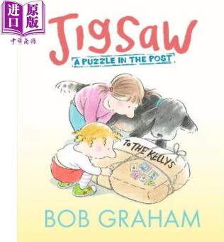 Jigsaw A Puzzle in the Post 拼圖的謎題 英文原版兒童精裝繪本 動物及動物故事主題 Bob Graham 6到9歲