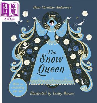 The Snow Queen 冰雪女王立體書(插畫家萊斯利.巴恩斯) 英文原版 進(jìn)口圖書 兒童繪本 故事圖畫書