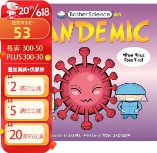 預(yù)售 英文原版 Basher Science Mini Pandemic 巴舍科學(xué)迷你版 流行病 小學(xué)生課外科普讀物 .