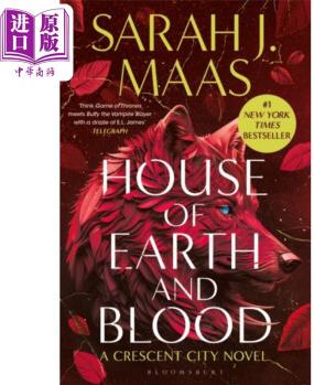 預(yù)售 大地與血之屋 新月市系列 House of Earth and Blood 英文原版 Sarah J Maas 奇幻驚悚小說