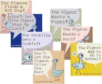 別讓鴿子開(kāi)巴士Don't Let the Pigeon Series 7冊(cè)組合 Mo Willems凱迪克銀獎(jiǎng)繪本 兒童啟蒙英文原版