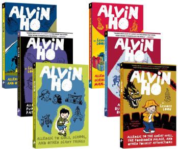 英文版 Alvin Ho系列 膽小鬼阿文 6冊(cè)全套 青少年課外閱讀 幽默勵(lì)志成長(zhǎng) 章節(jié)橋梁小說(shuō)書(shū)