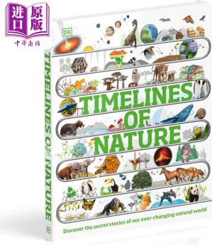 DK 大自然的時(shí)間表 Timelines of Nature 英文原版 趣味百科 青少年科普 地球進(jìn)化歷史 生命自然科學(xué)