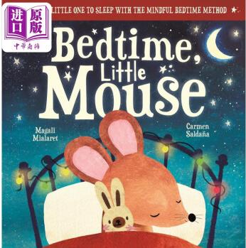 Carmen Saldana: Bedtime, Little Mouse 熟睡中的小老鼠 英文原版 進口圖書 兒童繪本 動物故事圖畫書 精品繪本