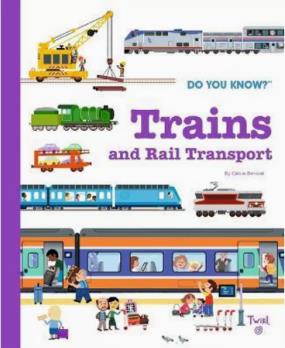 預售 英文原版 Do You Know Trains and Rail Transport 你知道嗎 火車和鐵路運輸 Twirl Cecile Benoist 兒童插畫繪本書籍 紅色