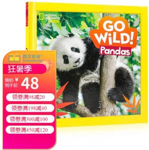 英文原版 Go Wild! Pandas 狂歡吧! 熊貓低幼啟蒙精裝繪本國家地理