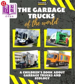 海外直訂The garbage trucks of the world: A colorful children's book, trash tru 世界垃圾車:一本色彩繽紛的兒童讀物, 來自世界各地的