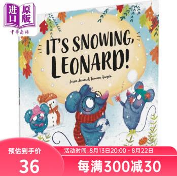 Jessie James: Its Snowing Leonard! DK绘本: 下雪了 英文原版 进口图书 儿童绘本 动物故事图画书 精品绘本