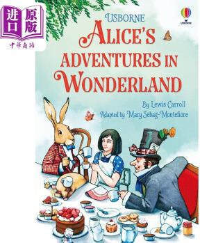 預(yù)售 兒童文學(xué)插畫(huà)版:愛(ài)麗絲夢(mèng)游仙境 Alices Adventures in Wonderland 英文原版兒童章節(jié)書(shū) 經(jīng)典兒童文學(xué)精裝故事書(shū)