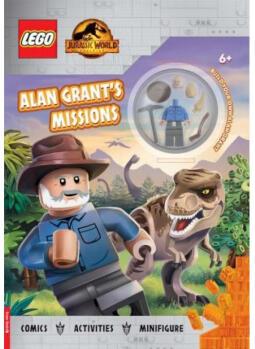 LEGO (R) Jurassic World (TM): Alan Grant's Missions: Activity Book with Alan Grant minifigure