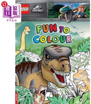 海外直訂LEGO (R) Jurassic World (TM): Fun to Colour 樂高(R)侏羅紀世界(TM):有趣的色彩