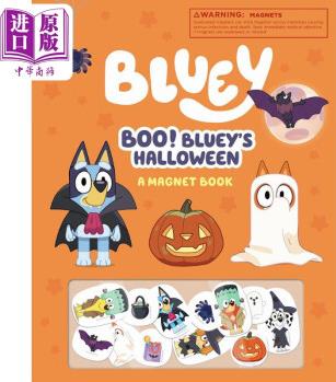 小藍(lán)狗布魯伊 磁貼書 Boo Bluey s Hlwn Magnet Book 英文原版 卡通動畫 兒童繪本 動物故事圖畫書 進(jìn)口兒童讀物 中商原版