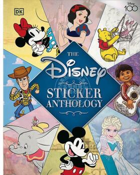 現(xiàn)貨 迪士尼貼紙選集 DK出品 精選卡通貼紙 英文原版 The Disney Sticker Anthology