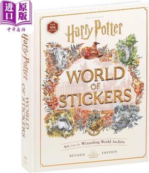 預(yù)售 哈利波特貼紙世界 含1000張全彩貼紙 英文原版 Harry Potter World of Stickers 創(chuàng)意周邊手賬素材 中商原版