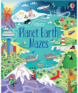 【現(xiàn)貨】Planet Earth Mazes 地球迷宮 迷宮游戲知識繪本啟蒙 英文原版 3-6歲善本圖書