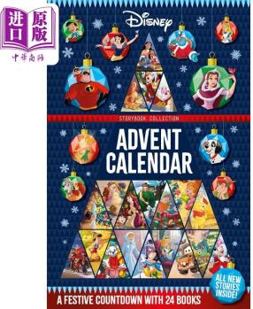 迪士尼故事盲盒書 Disney Storybook Collection Advent Calendar 英文原版 圣誕故事繪本 活動(dòng)與玩具書 進(jìn)口童書