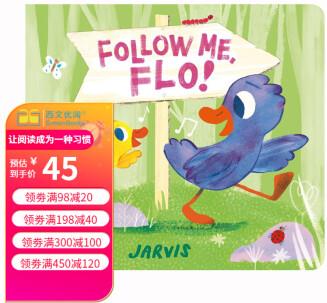 英文原版 Follow Me, Flo!跟緊我,弗洛 Walker Books出版紙板書繪本