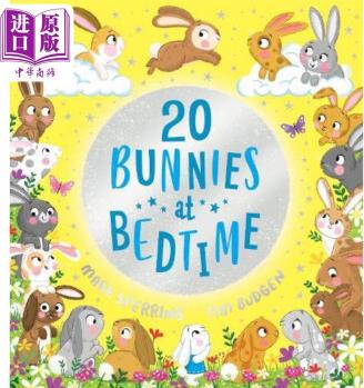 Nicola OByrne Twenty Bunnies at Bedtime20只兔兔的晚安時間 英文原版 進口圖書 兒童繪本 動物故事圖畫書