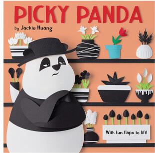 【翻翻立體機(jī)關(guān)書】挑剔的熊貓先生 Picky Panda (With Fun Flaps to Lift) 進(jìn)口原版英文兒童趣味書籍 善本圖書