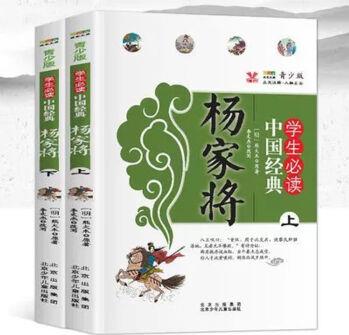 楊家將 上下冊(cè)套裝 中國經(jīng)典學(xué)生必讀老師經(jīng)典武俠名著 楊家將 上下冊(cè)套裝