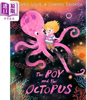 男孩和章魚 Carmen Saldana The Boy and the Octopus 英文原版 兒童繪本 圖畫故事書 親子讀物 進(jìn)口童書 3-7歲