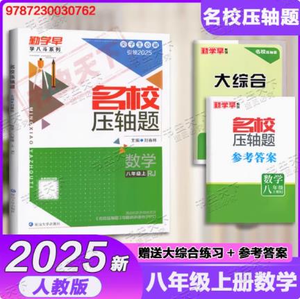 2025新版 勤學(xué)早名校壓軸題七八九年級上冊下冊中考數(shù)學(xué)專題...