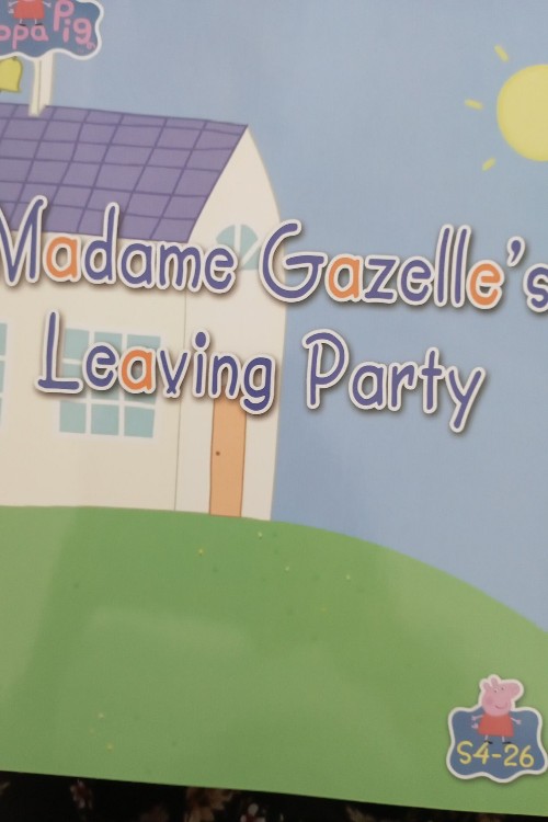 Madame Gazelle leaving party