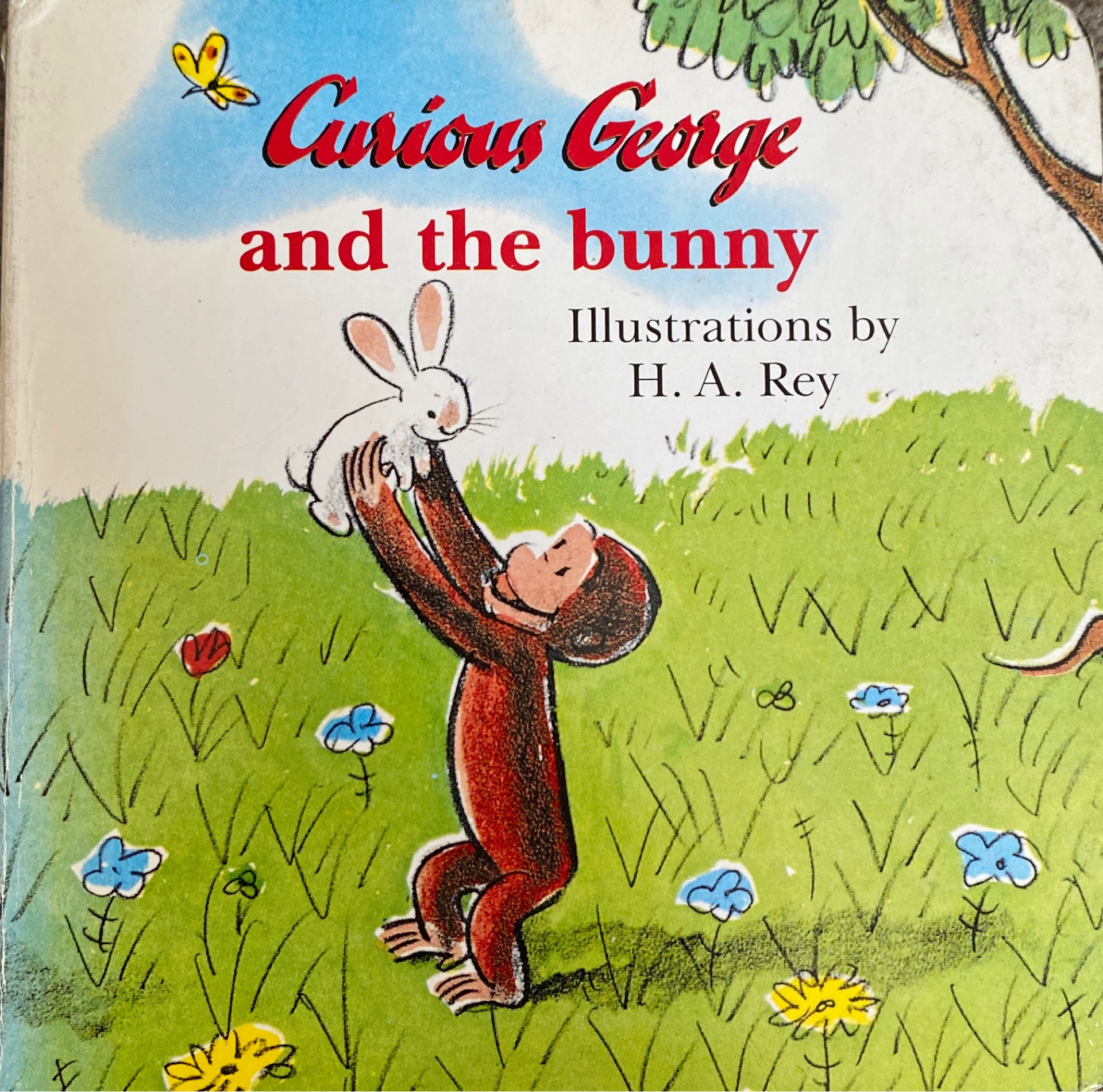 curious george and the bunny