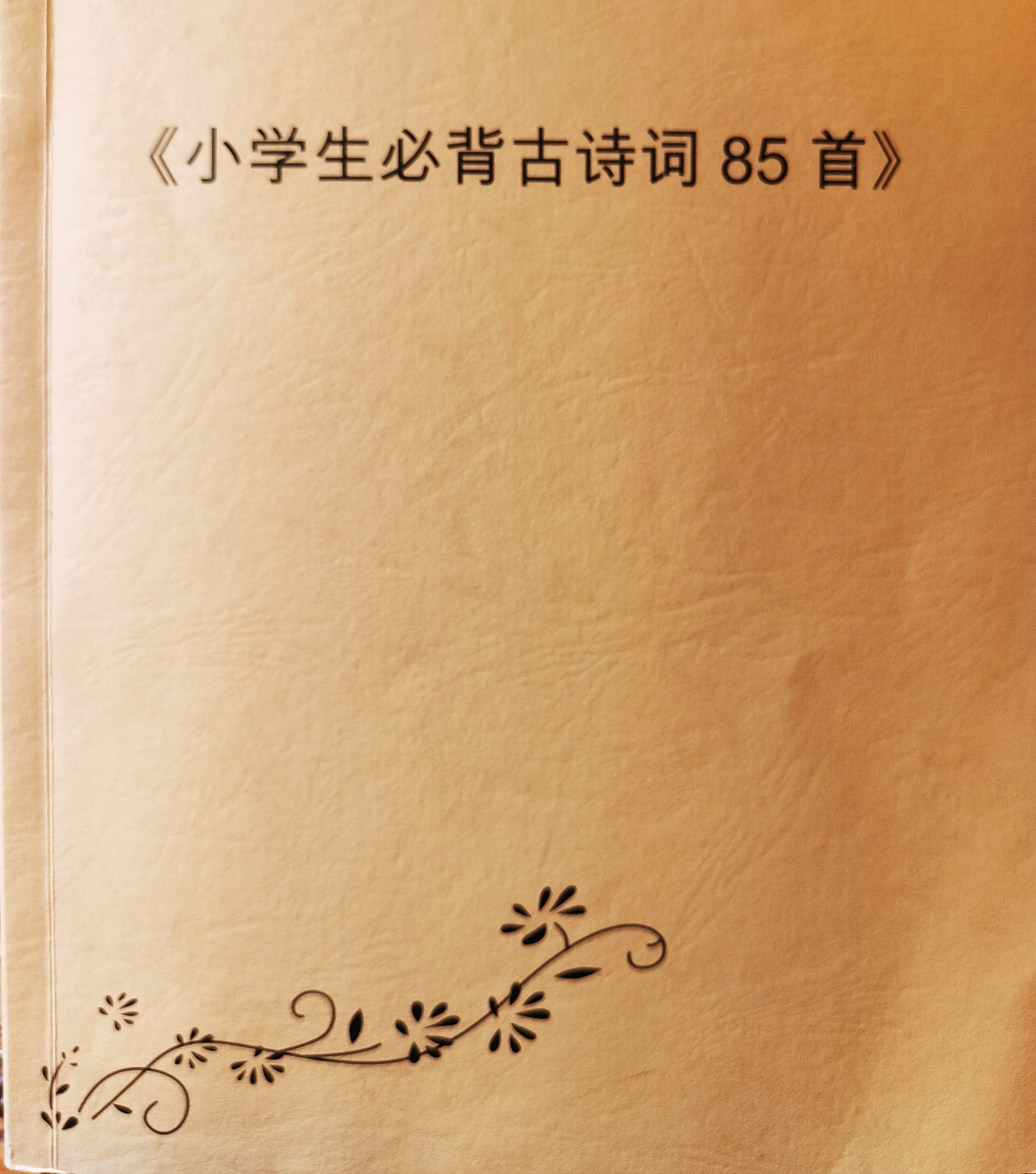 小學(xué)生必背古詩(shī)詞85首