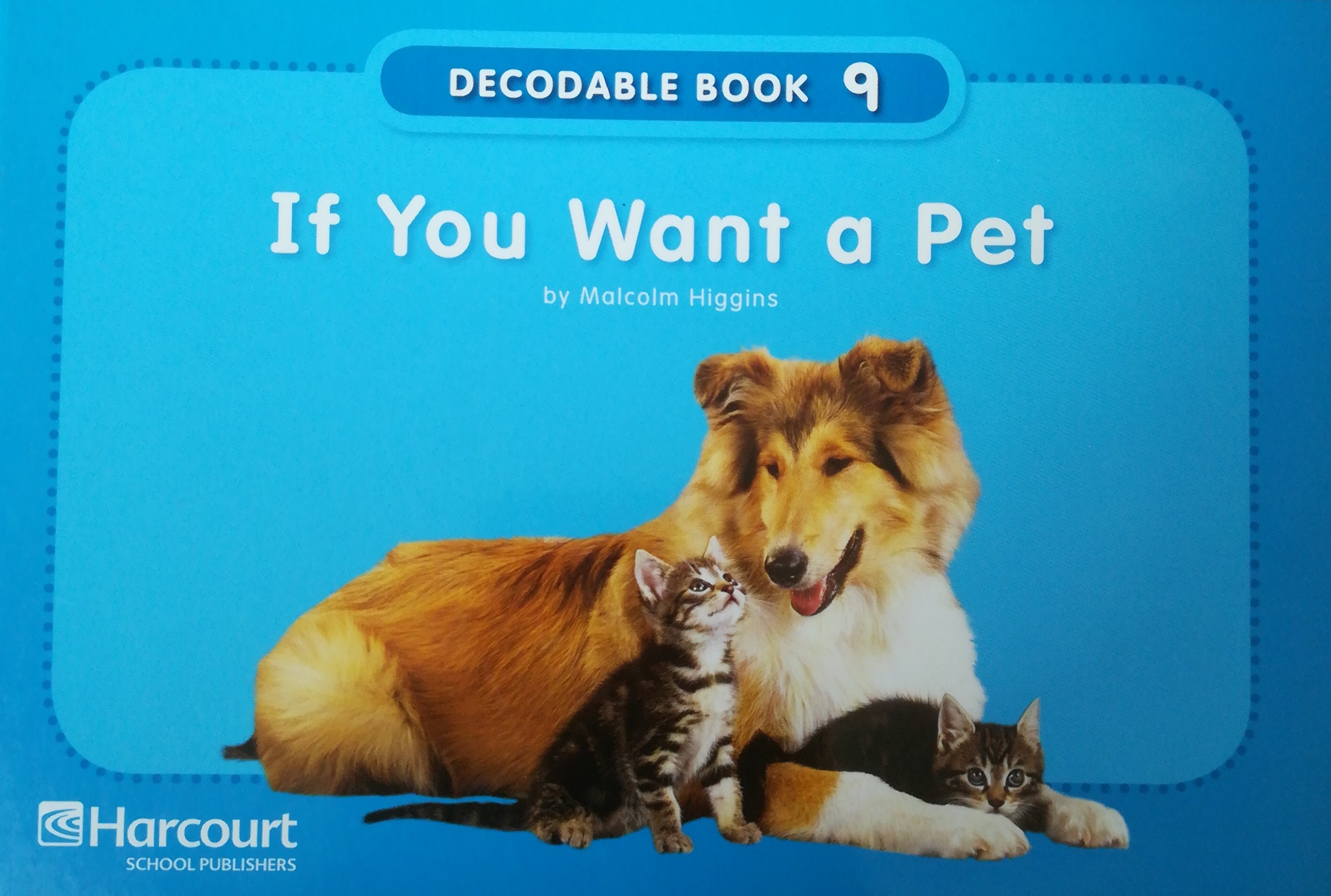 Decodable book 9: If you want a pet