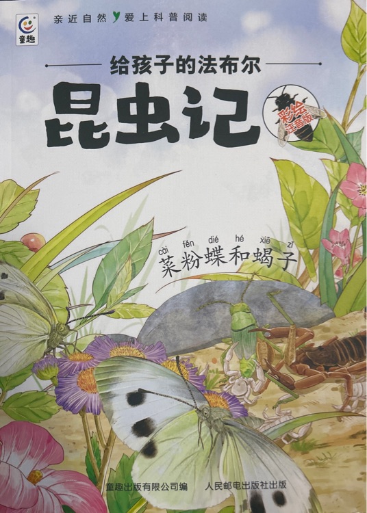 給孩子的法布爾昆蟲記: 菜粉蝶和蝎子