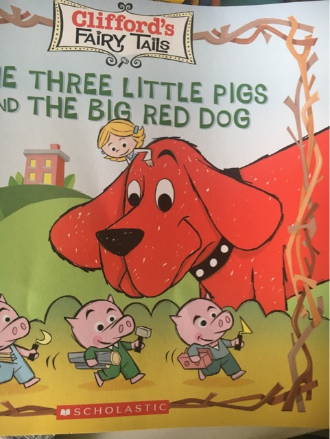 The three little pigs and the big red dog