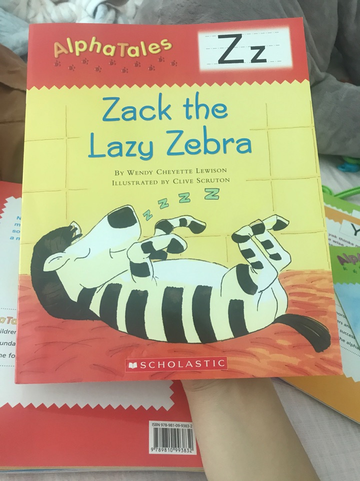 zack the lazy zebra