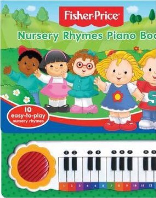 fisher-price : nursery rhymes piano book