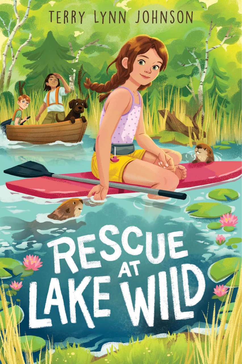 Rescue at lake wild