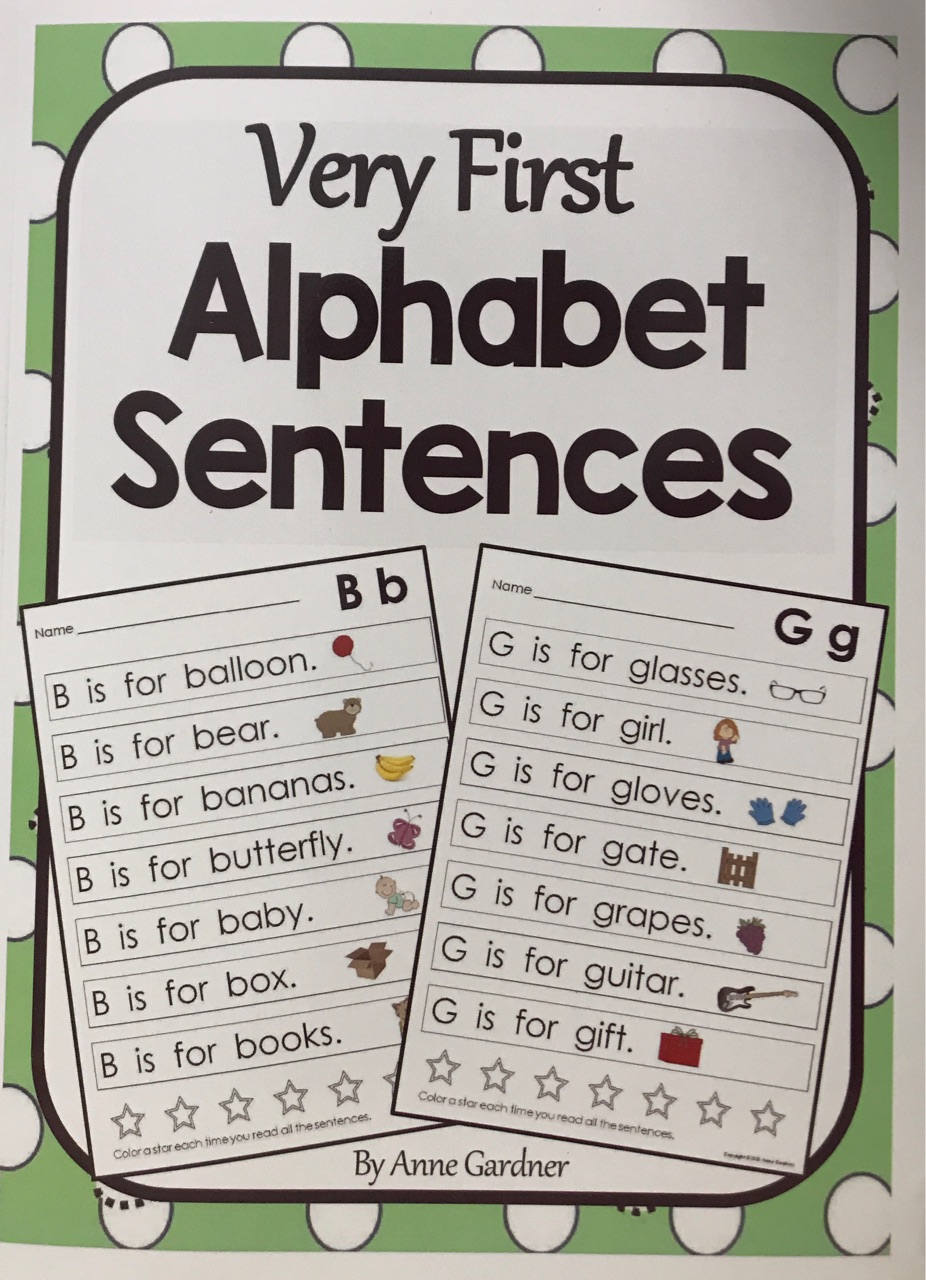 very first alphabet sentences