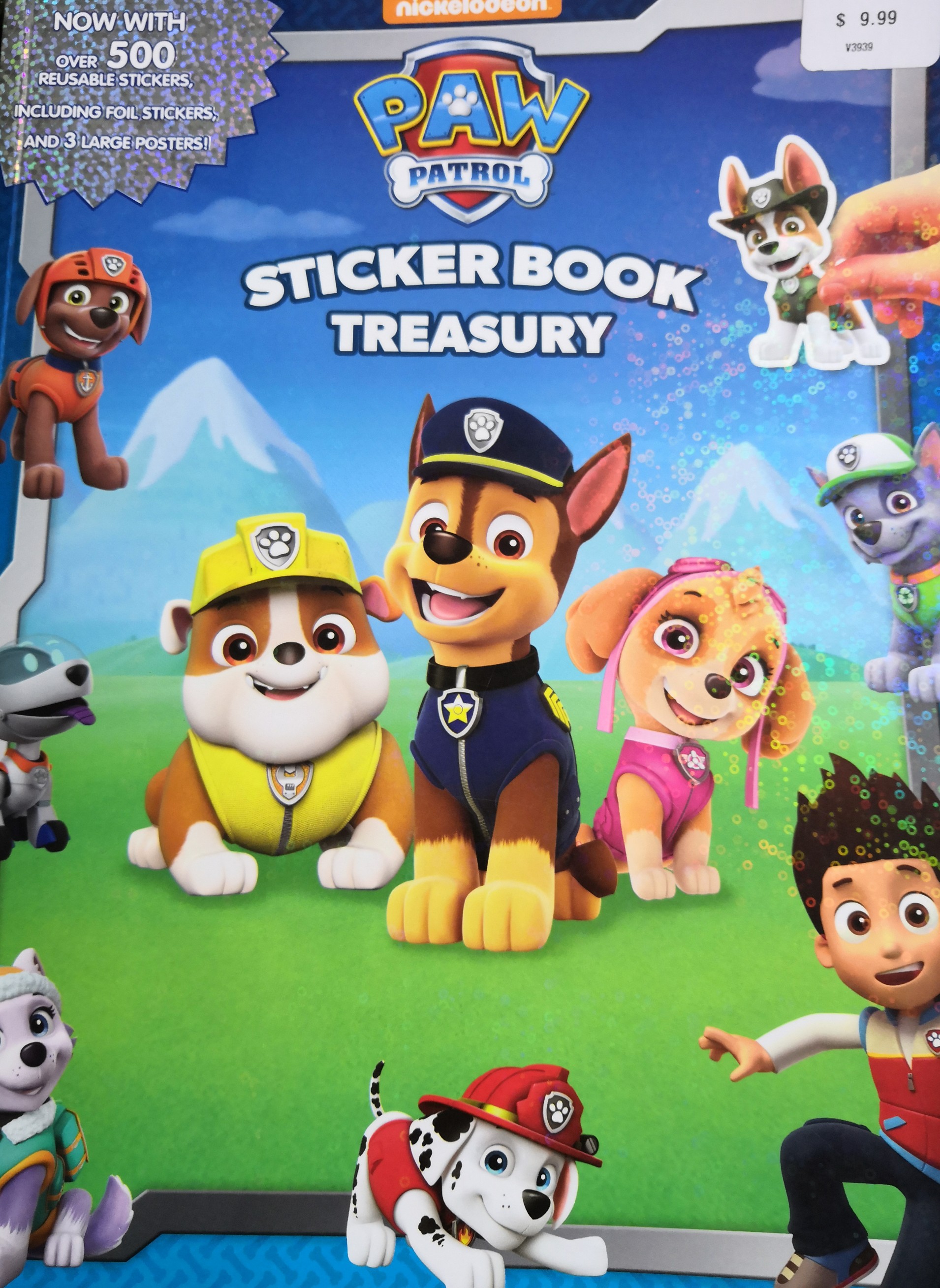 paw patrol sticker book treasury