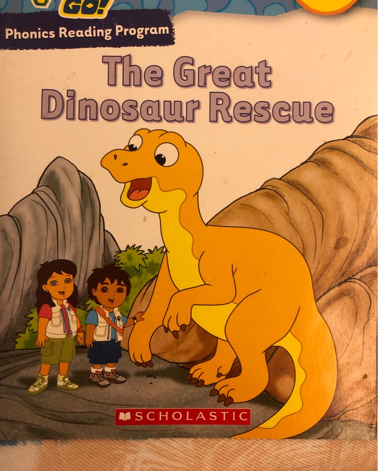 The Great Dinosaur Rescue Go Diego Go!: Phonics Reading Program