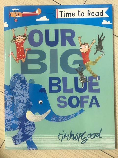 Time to Read:Our big blue sofa