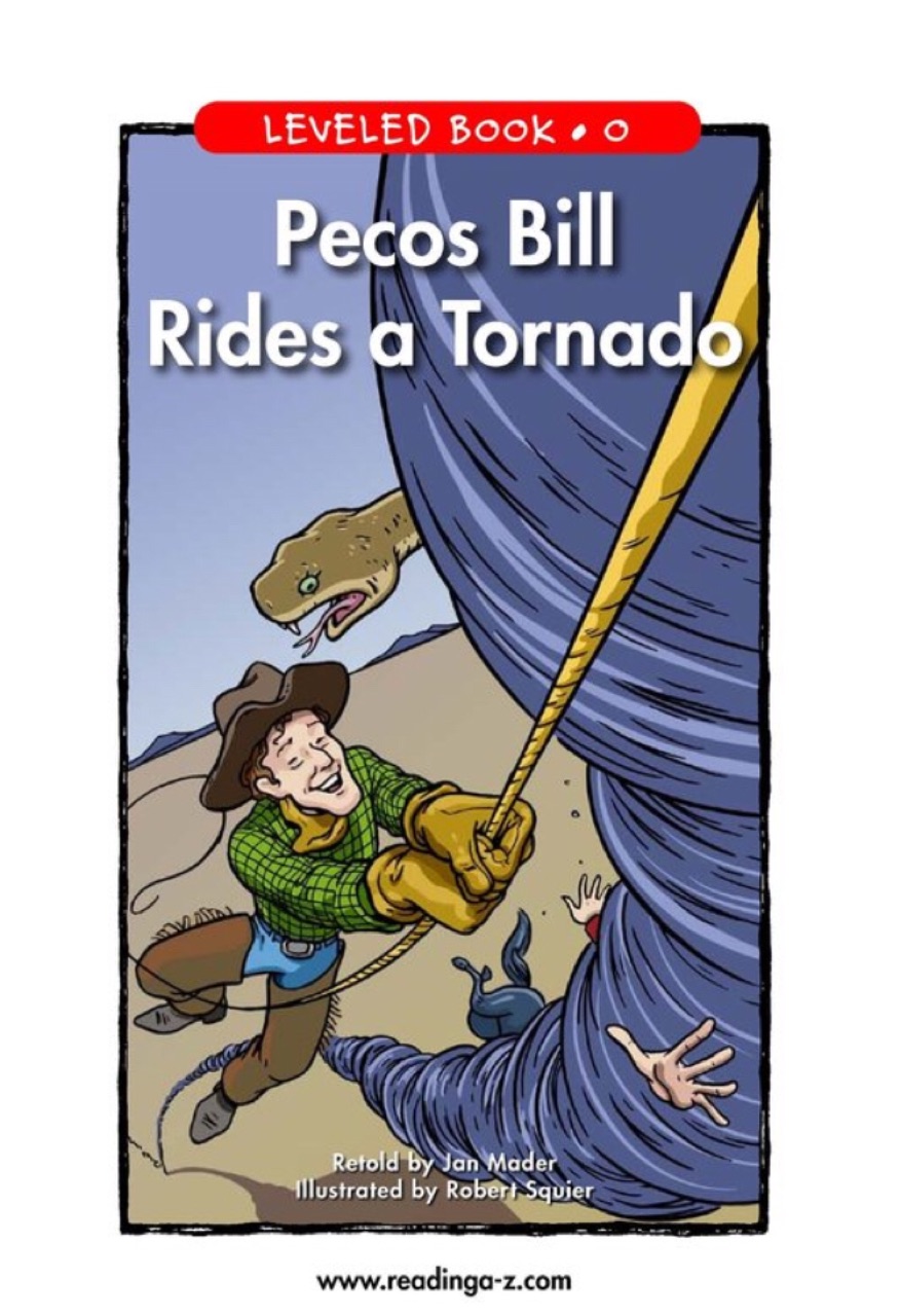 Pecos Bill Rides a Tornado