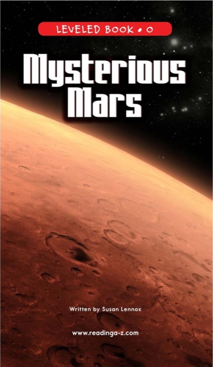 Mysterious Mars (RAZ O)