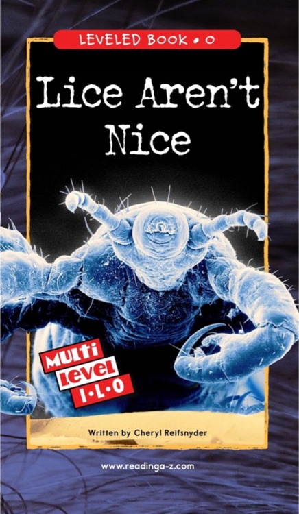 Lice Aren't Nice (RAZ O)