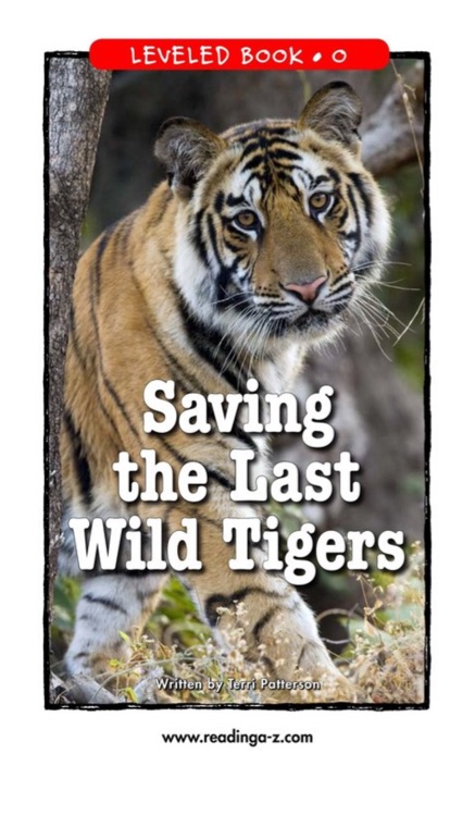 Saving the Last Wild Tigers (RAZ O)