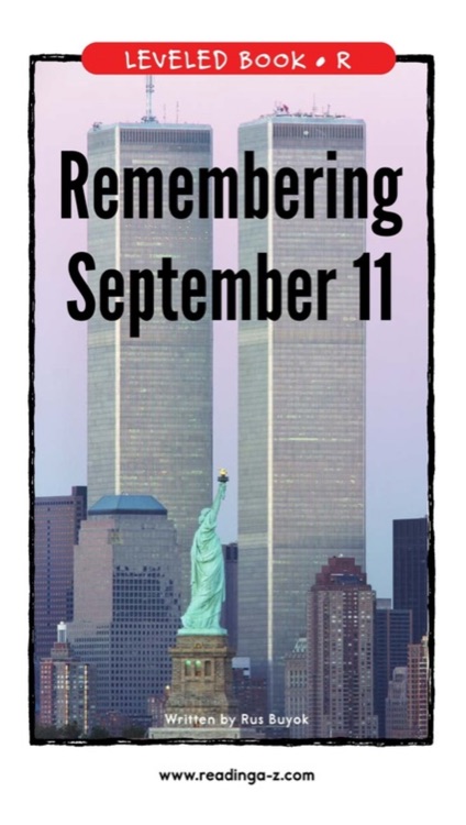 Remembering September 11 (RAZ R)