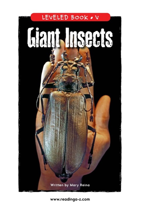 Giant Insects (RAZ V)