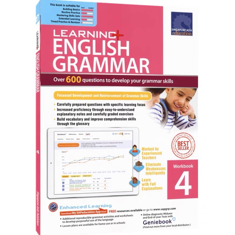 Learning English Grammar Workbook 4